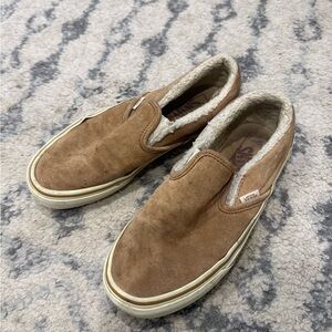 Vans Scotch & Soda Beige Shearling Lined Footwear